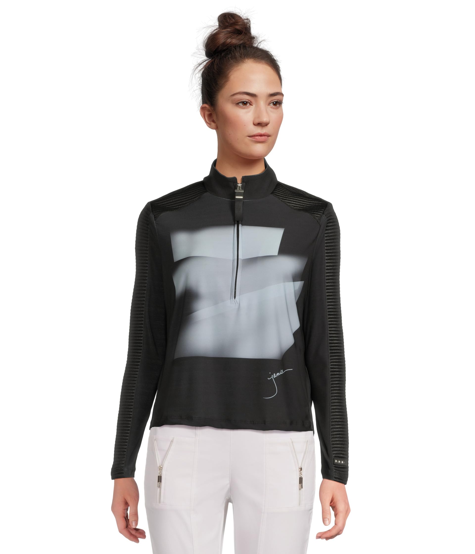 Jamie Sadock womens Toasties Long Sleeve 1 4 Zip Layering Piece