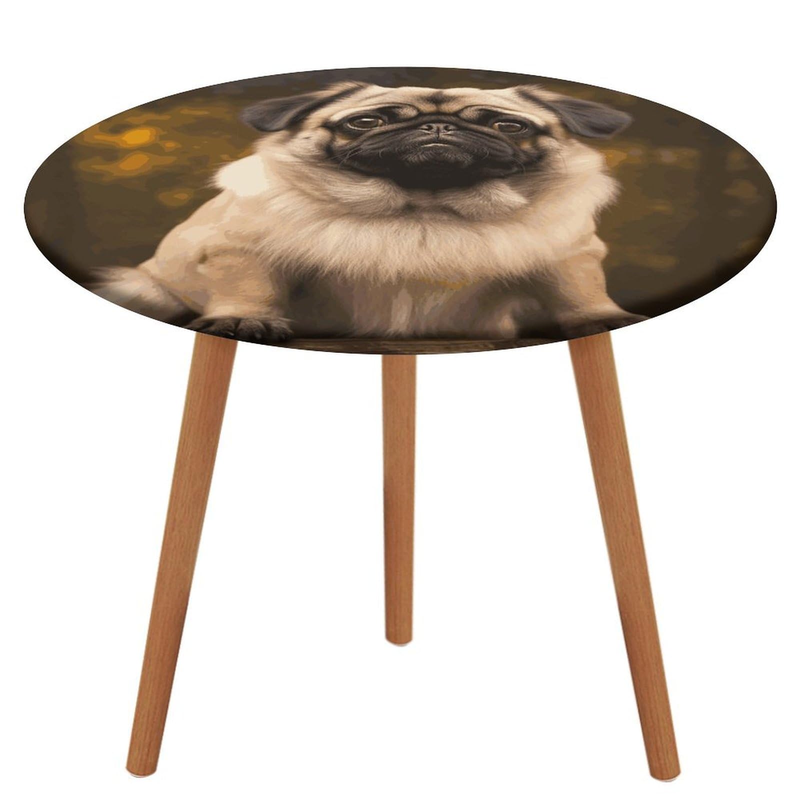 Nappe ronde ajustée élastique imperméable contre vent taches
