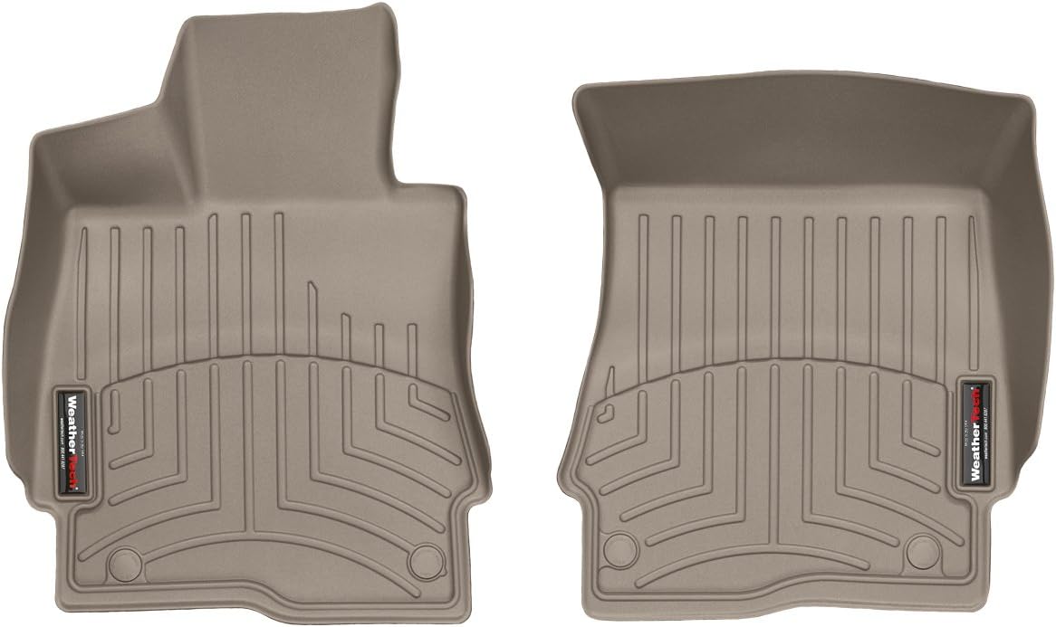 WeatherTech Custom Fit FloorLiners for Mercedes CL 63 AMG, CL-Class, S 65 AMG - 1st Row (442521), Black