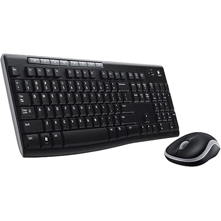 Combo Tastiera E Mouse Wireless Logitech MK270 - Layout Tedesco QWERTZ - Nero