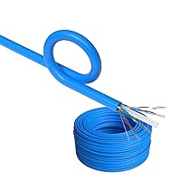 Vista 29 de SATMAXIMUM CAT6 Cable 1000ft Pull Box Solid Ethernet LAN UTP Cable 23AWG 550Mhz RJ45 Network CCA Copper Clad Aluminum Wire Bulk (Black, 1000FT)