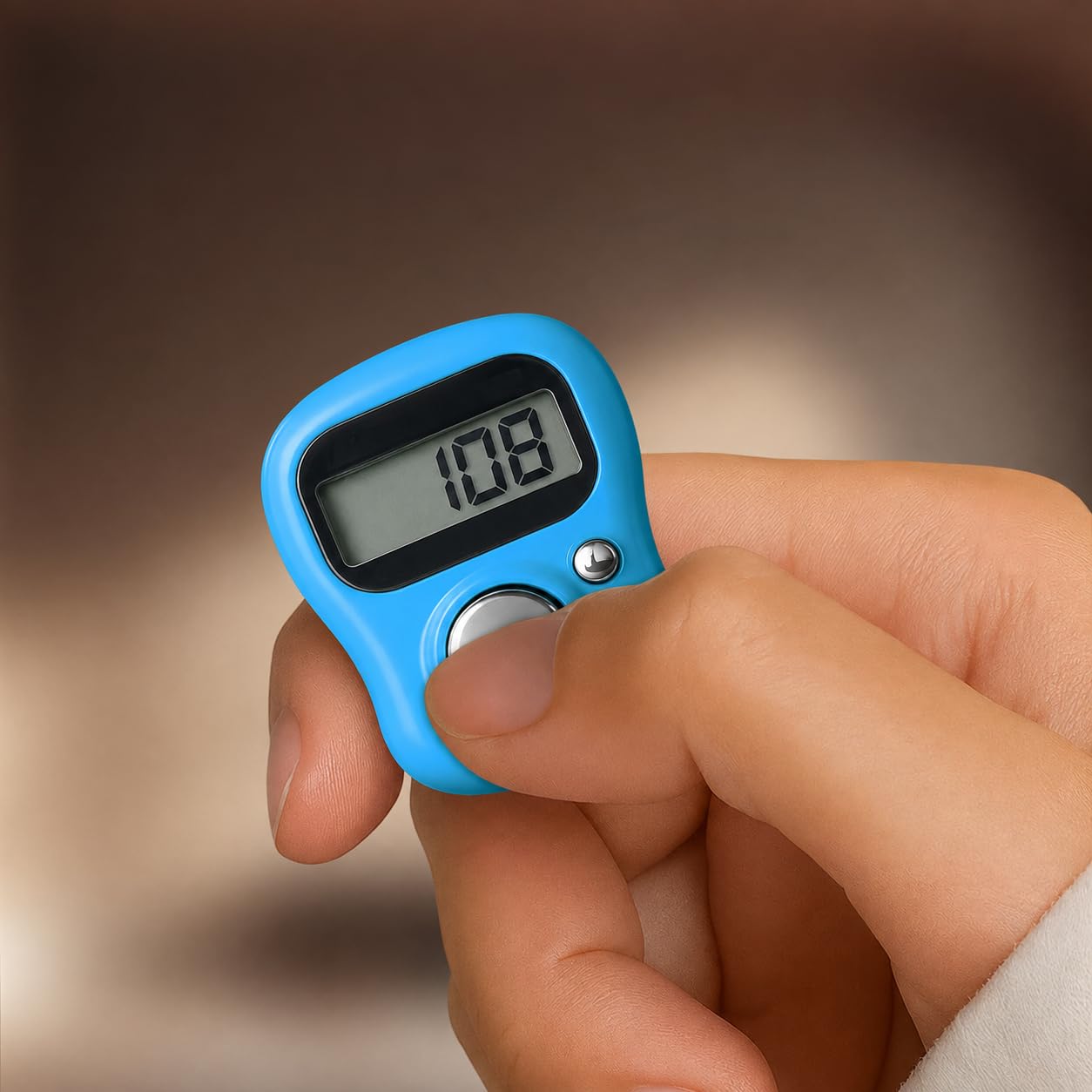 Mini Hand Finger Ring Tally Counter for Chanting Mantra, Naam Jap Counter Digital Counting Machine for Meditation, Cricket Umpire and Various Counting Device Ring– Easy Reset (Pack of 1)-image-6