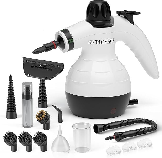 TICYACK Handheld Steam Cleaner Review: Versatile Cleaning with 16 Attachments