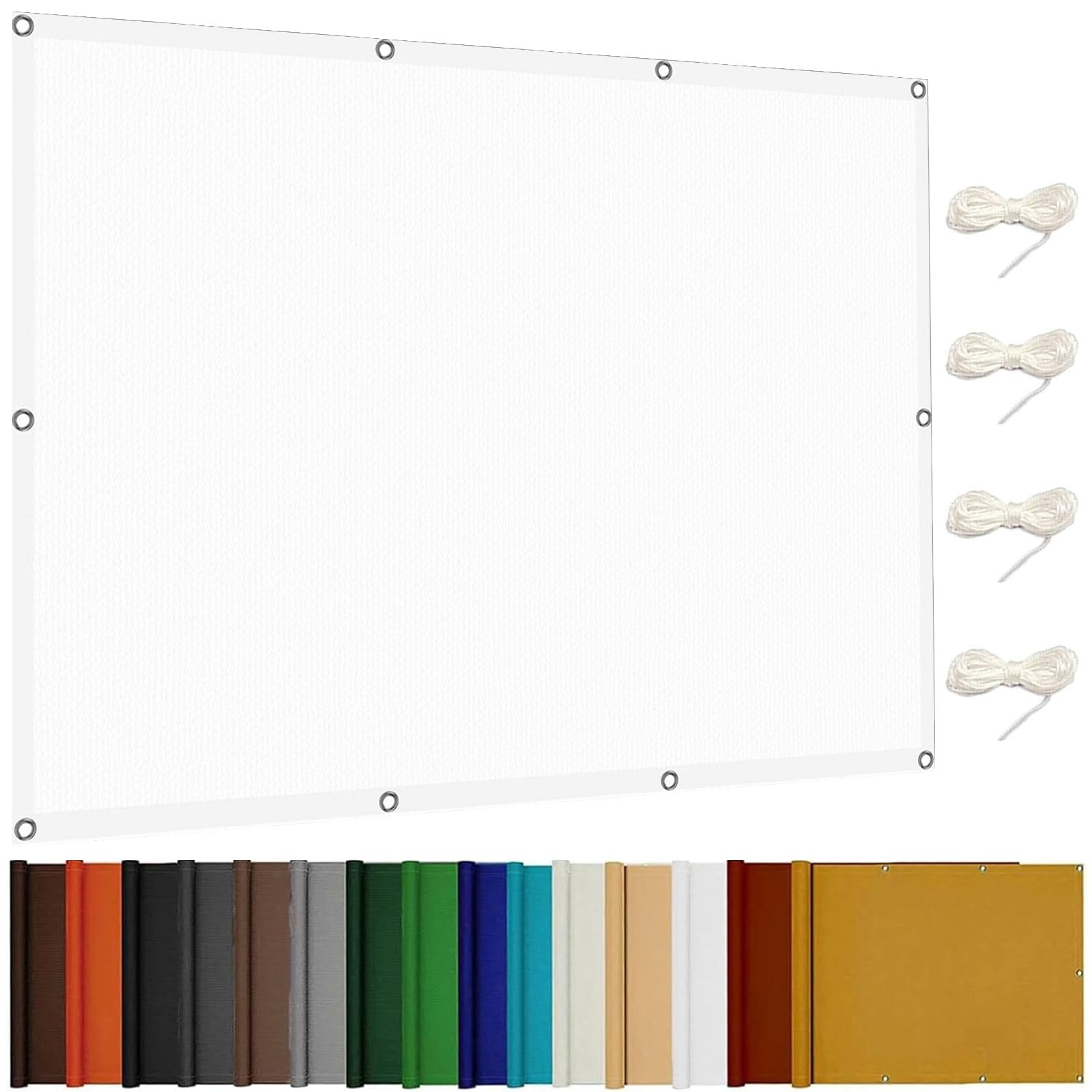 Voile d'ombrage pour bloquer les UV sur terrasse étroite et patio