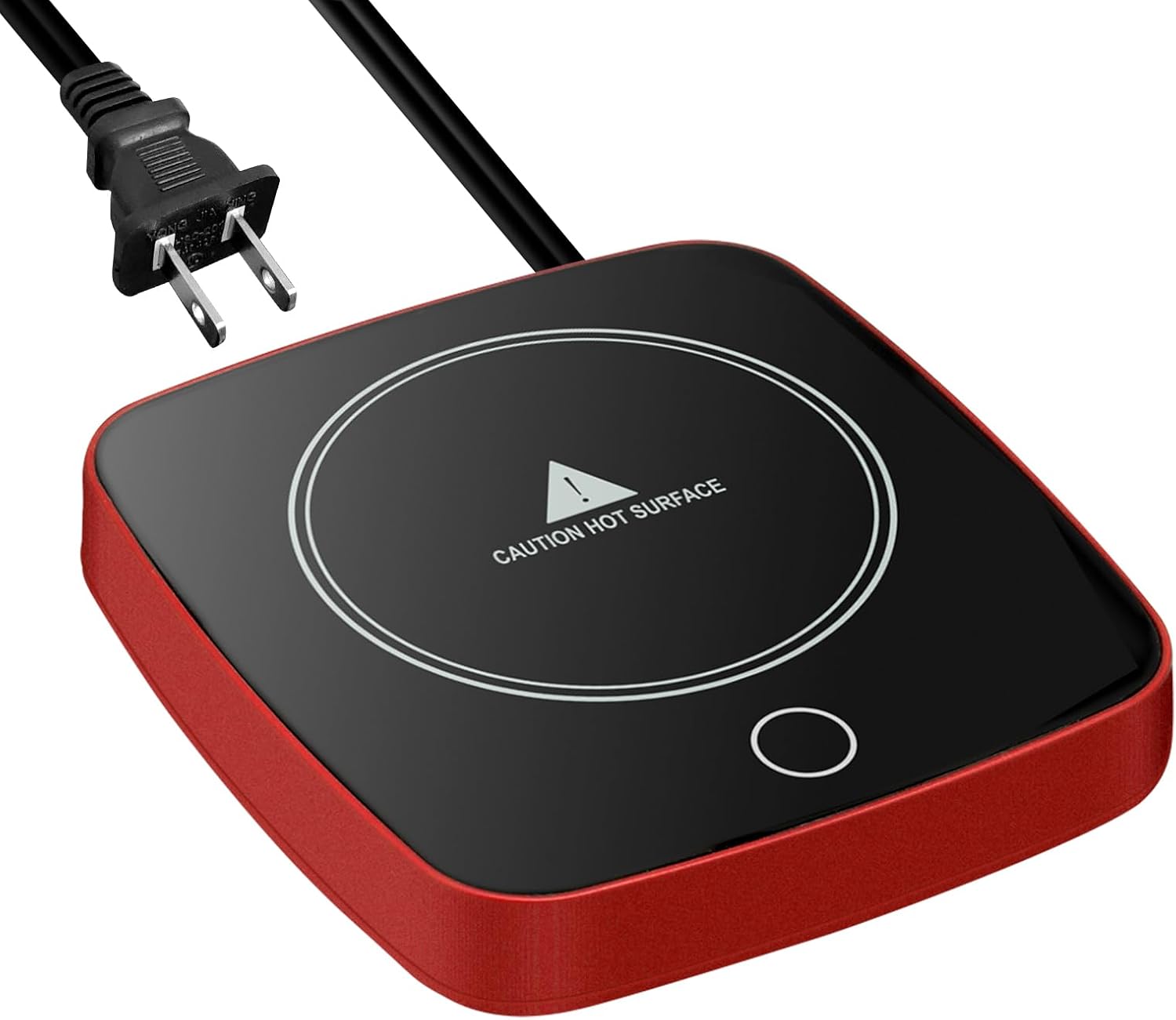 Coffee Mug Warmer Waterproof Smart Cup Warmer with 3 Temperature Setting for Warming & Heating Coffee, Beverage, Milk, Tea and Hot Chocolate (Wood Grain)