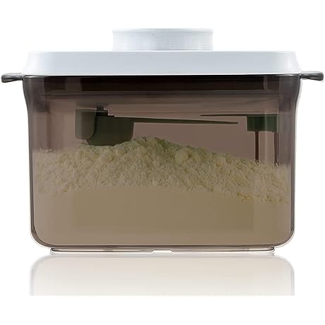 Formula Container - Airtight Milk Powder Container for Travel, Formula Dispenser Container with Scraper