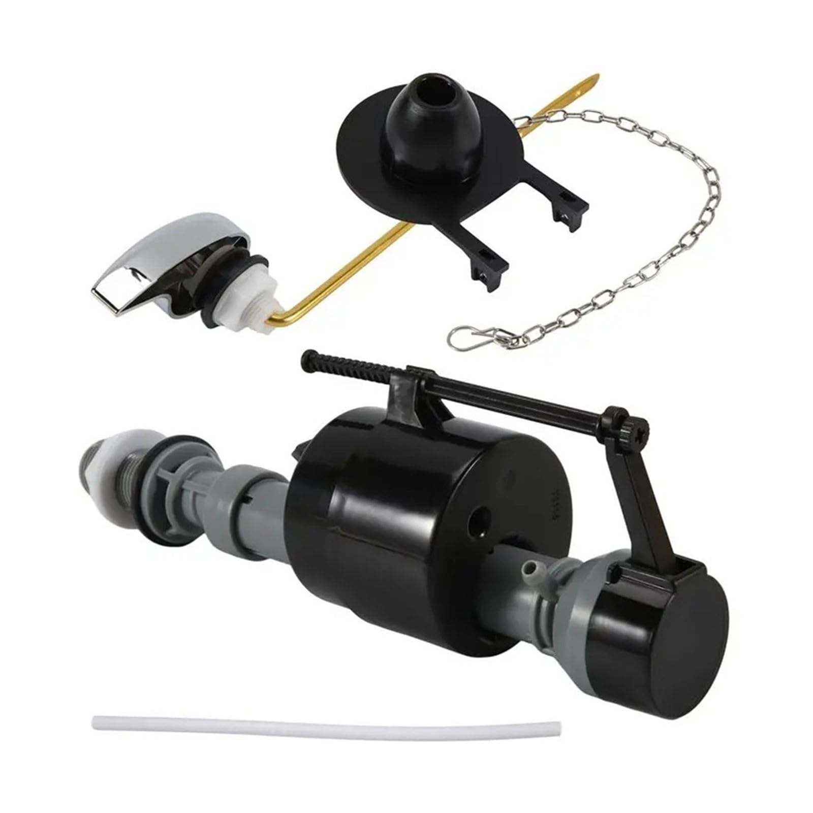 Galleggiante Cassetta Wc Kit di riparazione universale for WC con scarico | Set di sostituzione della maniglia della valvola di riempimento