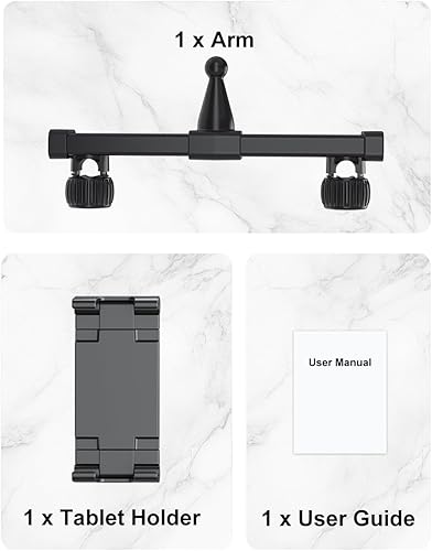 Miniatura 7 de PLDHPRO Soporte para tablet reposacabezas de automóvil, soporte para tableta para asiento trasero de automóvil para niños, artículos esenciales para