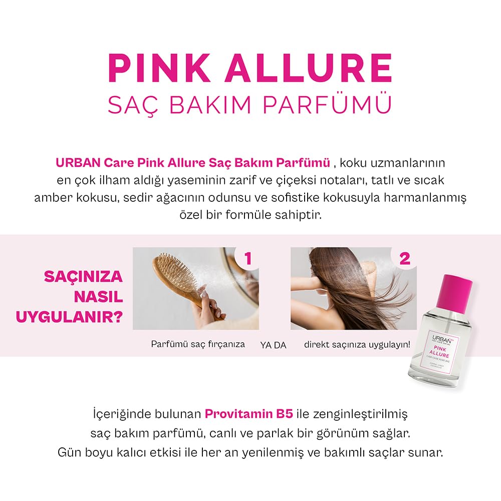 Urban Care Pink Allure 50 ml Saç Parfümü