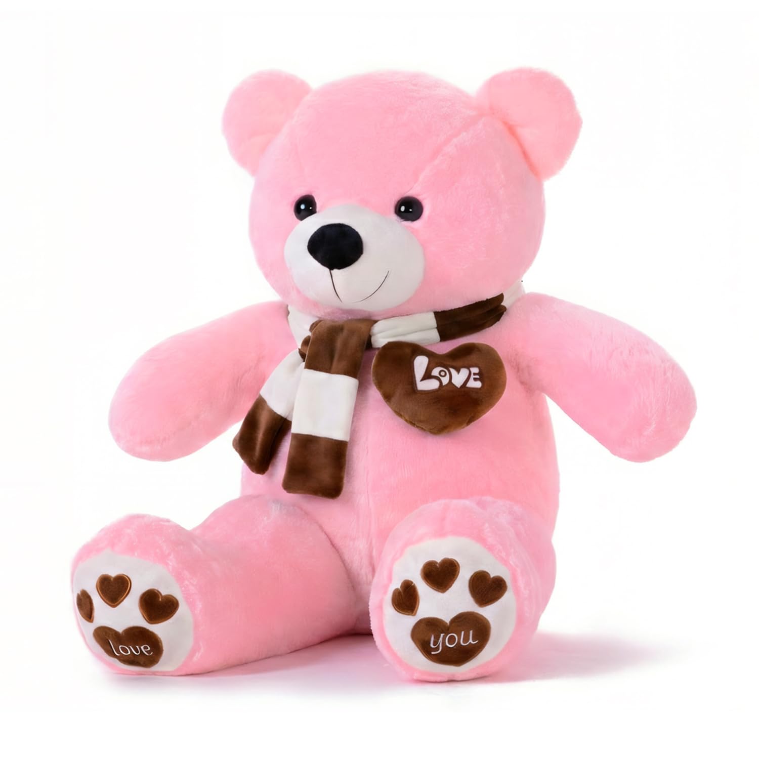 YunNasi Orso di Peluche Gigante Orsacchiotto Gigante | Morbido Peluche Giganti (80cm, Rosa)