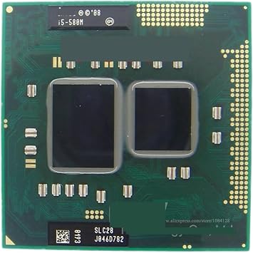 I5-580M Processor 3M Cache, 2.66GHz  3.33Ghz, I5 580M, SLC28 PGA988 Laptop CPU Compatible HM55 PM55 HM57 QM57