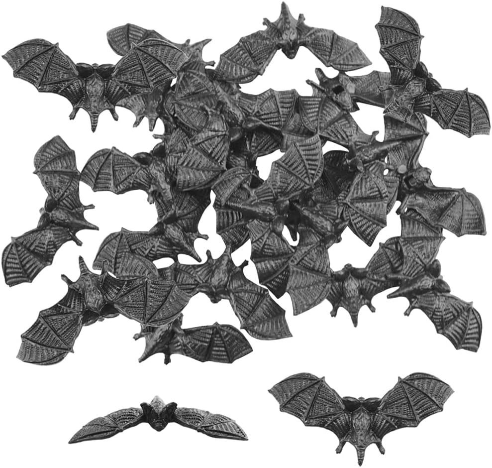 SaktopDeco Black Bats Halloween Decoration Mini 3D Bat