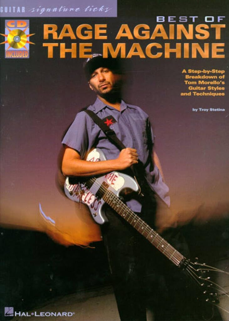 Best of Rage Against the Machine - Guitar Signature Licks Book with Online Audio Demos