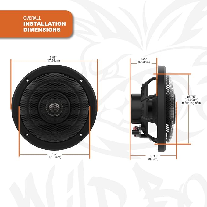 Sistema de Parlantes Wild Boar Audio WBA Ultra para Harley-Davidson 2014-2024 miniatura 6