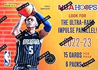 Vista 1 de 2022 2023 Panini HOOPS Tarjetas de baloncesto en caja tipo blaster de paquetes (90 tarjetas) con posibles inserciones exclusivas, incluyendo