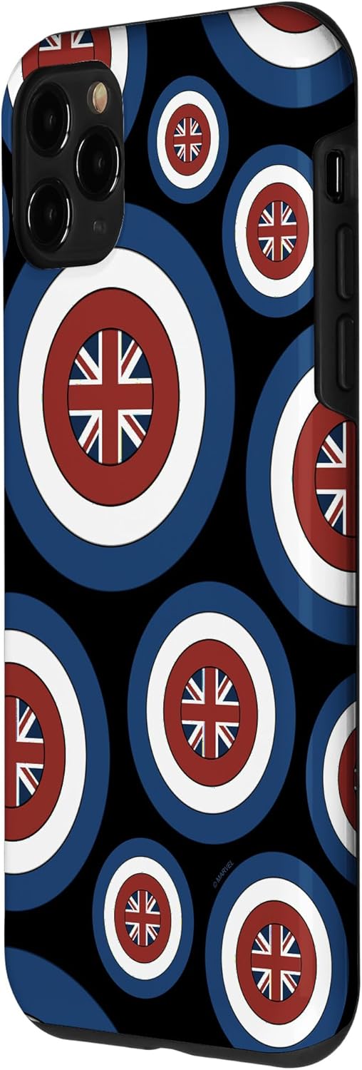 iPhone 11 Pro Marvel What If Captain Carter Shield Pattern Case