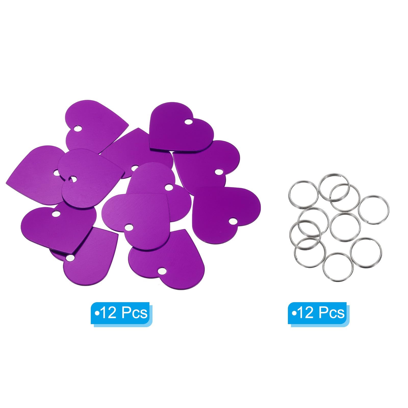 PATIKIL Aluminum Stamping Blanks 1.3 x 1.5 Inch - Image 3