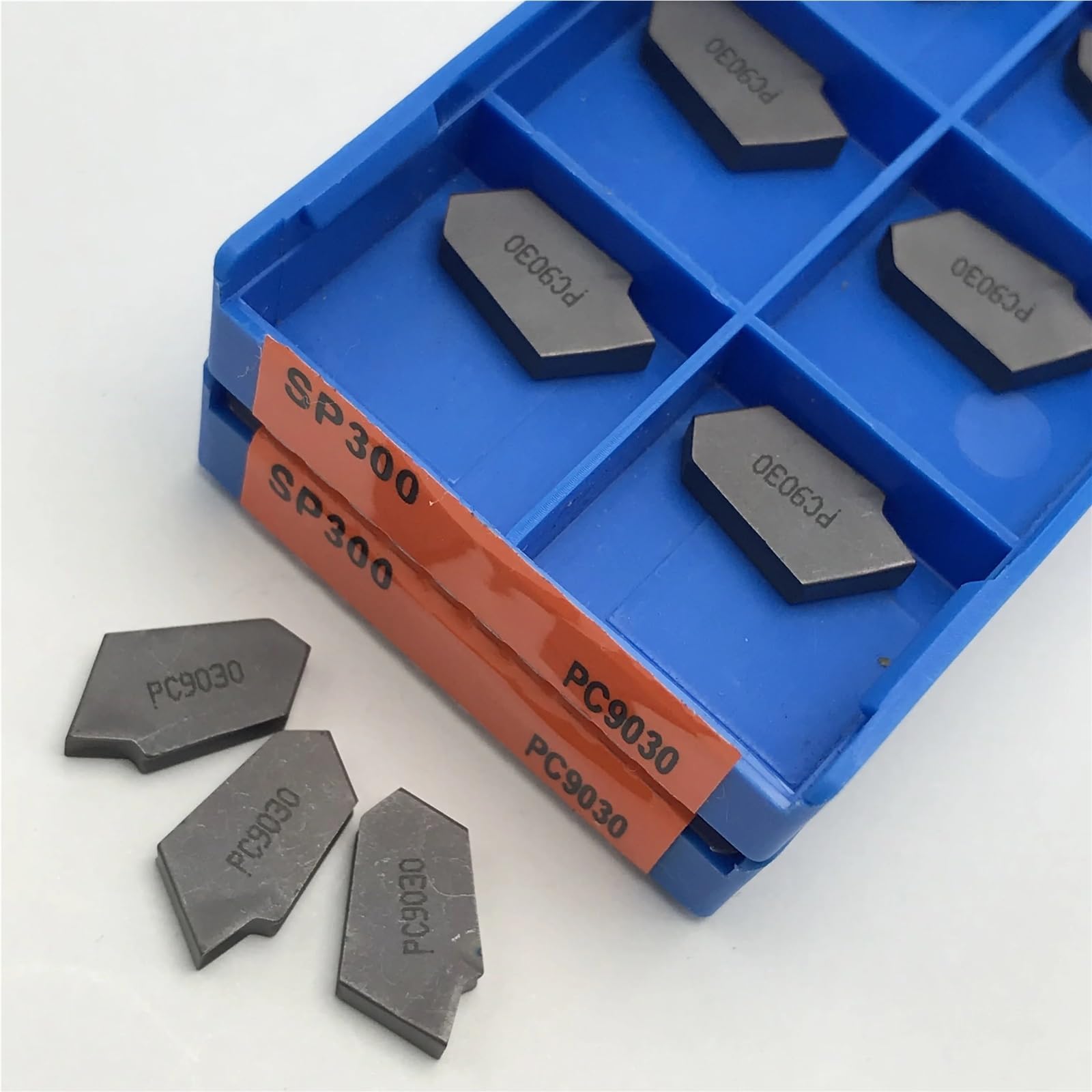 plaquita de torneado, 10 piezas SP200 SP300 SP400 PC9030 NC3020 NC303, herramienta de corte y ranurado, insertos torneado carburo alta calidad(SP400 PC9030)