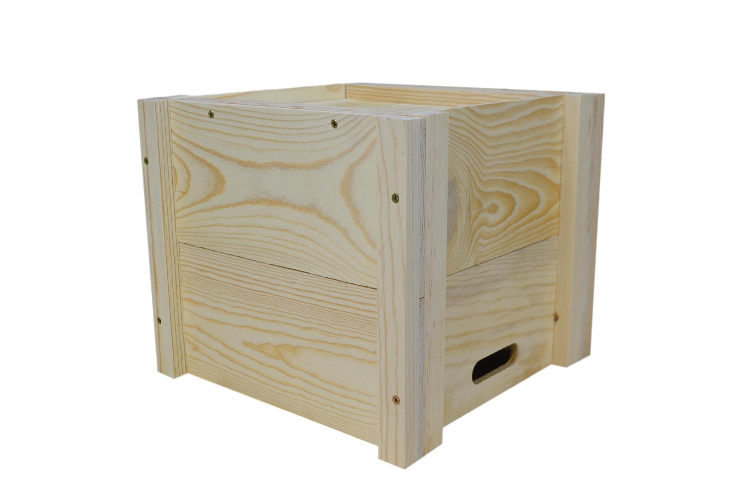 Amazon.com: Natural Pine Wooden Plant Box 14 x 14 x 12
