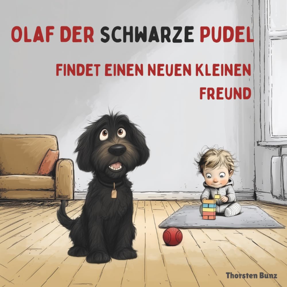 Olaf der Schwarze Pudel Findet einen Neuen Kleinen Freund