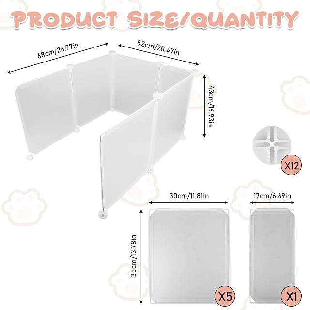 Foto 2 de 7 de Inodoro para gatos con protección contra salpicaduras: 6 piezas de arenero Pee Shields
