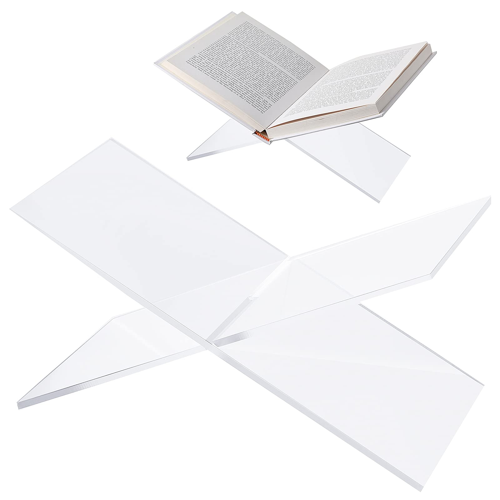 Acrylic Book Holder Acrylic Open Book Display Stand Reading Acrylic