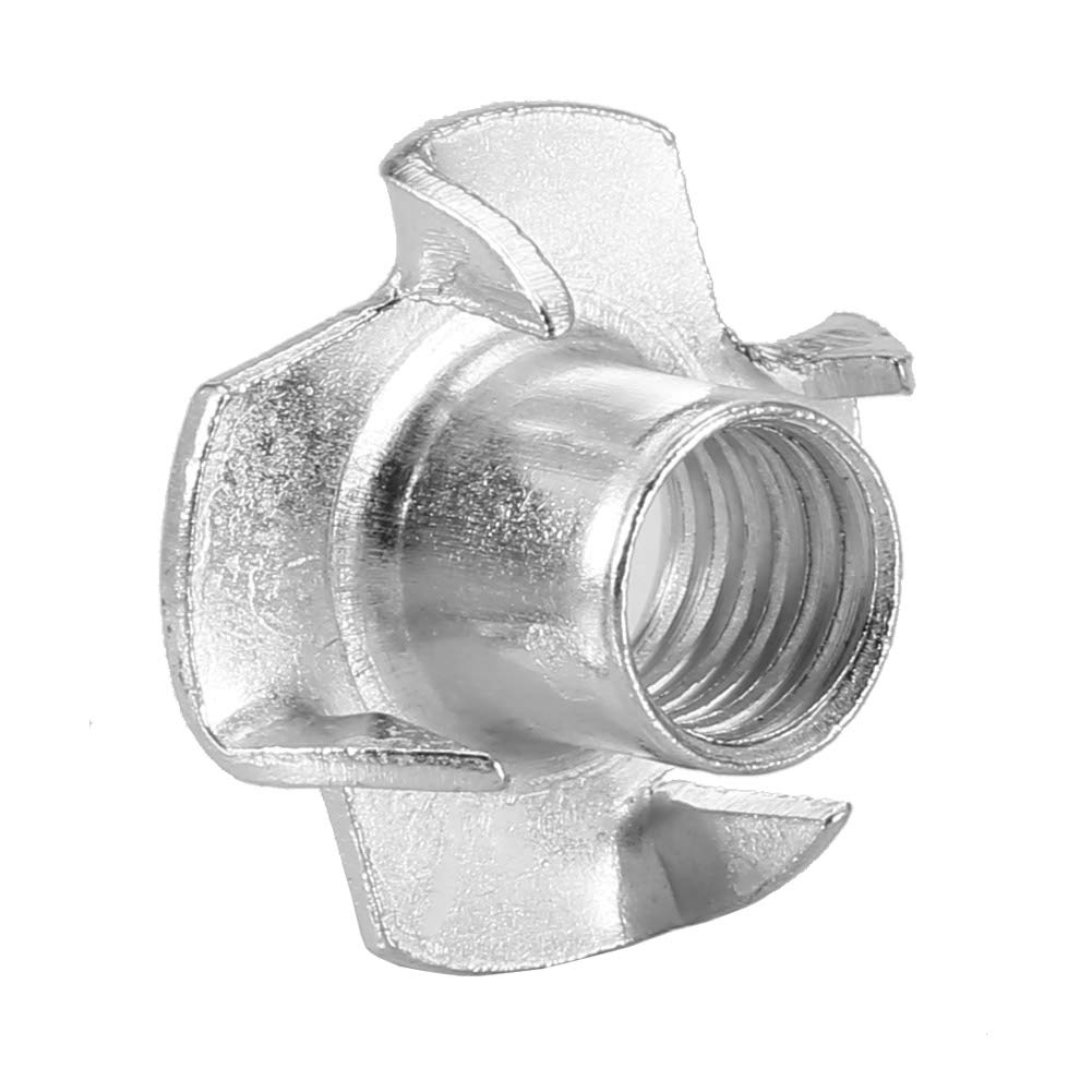 Prong Nut Tee Nut, 100pcs Wood T Nut, for Home