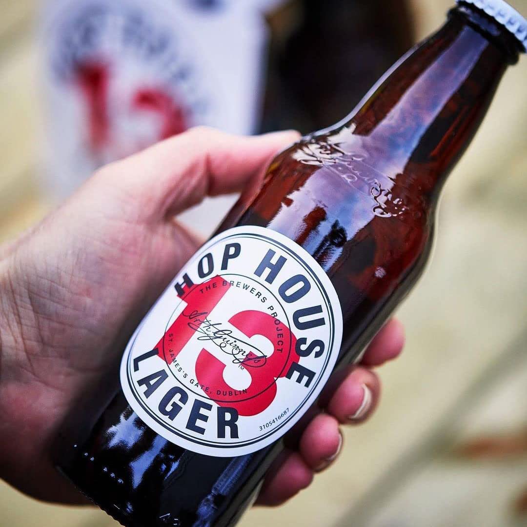 Guinness Hop House 13 Birra Lager Bottiglia - Pack di 12 Botttiglie da 0,33 L