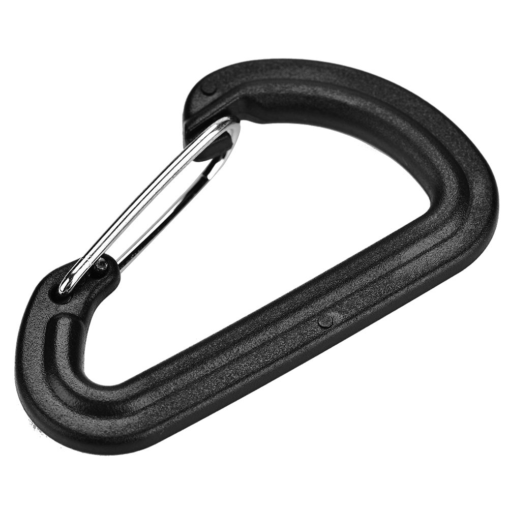 Set De 20 Mousquetons Verrouillables LATERN – Aluminium 8 Cm, 10 Couleurs, Pour Camping
