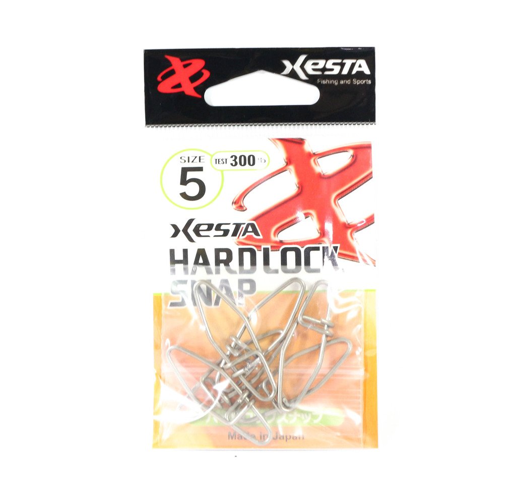 Xesta BB Hard Lock Snap Plus Ring Size 1 50 lb , 2 pieces (1805