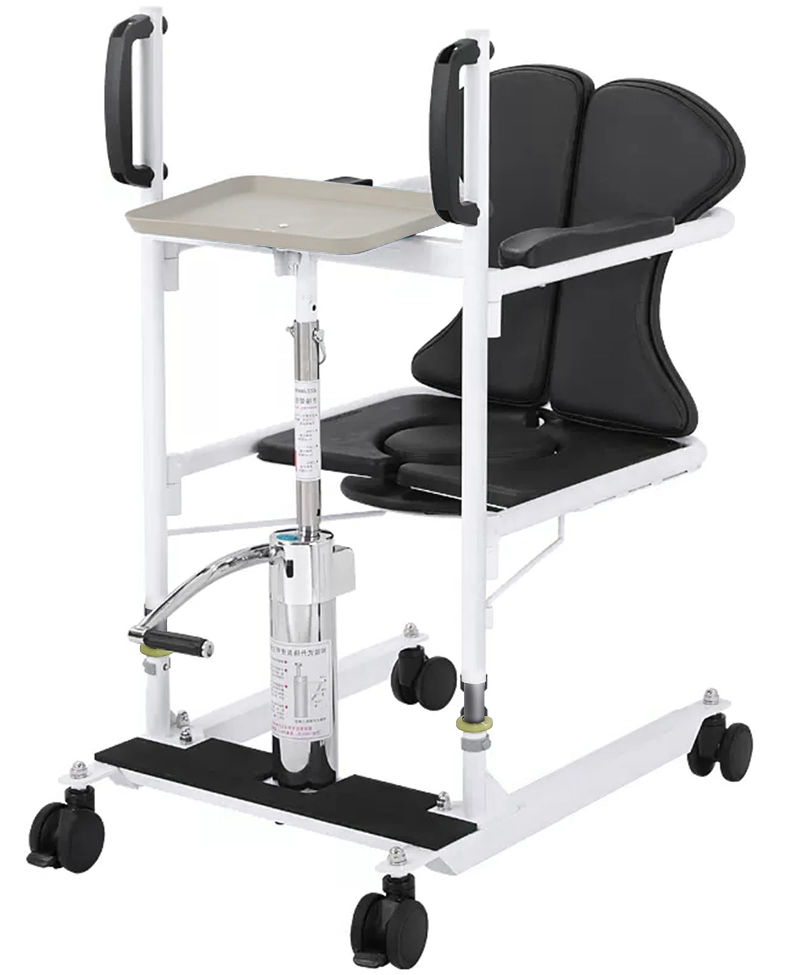 Dispositivo de Asistencia para Traslado de Sillas de Ruedas a Vehículos, Silla Hidráulica de Traslado de Pacientes, Asiento Abatible a 180°, para Personas con Movilidad Reducida