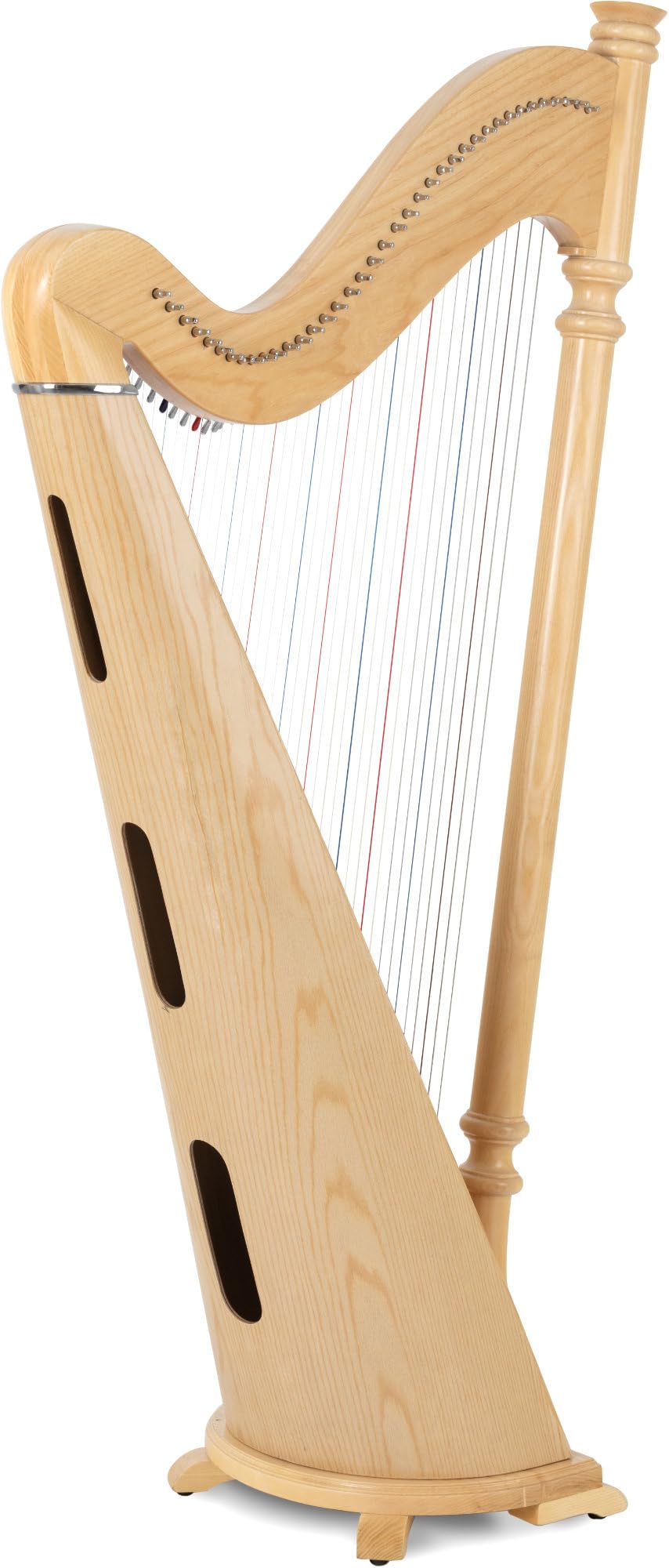 Classic Cantabile P-38 Arpa ad Uncino 38 Corde, 38 corde in nylon | Accordatura: Mi bemolle maggiore (diatonica), Corpo in frassino, Colonna tornita in faggio, Tavola armonica in abete, 9 kg