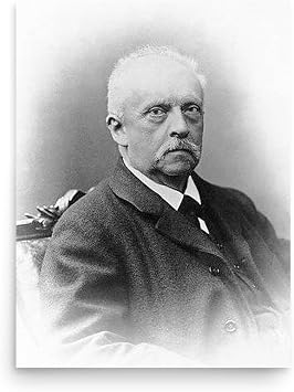 Hermann von Helmholtz Poster Print - Wall Art for Home Decor Office Living Room Bedroom, No Frame, 12x16 inches