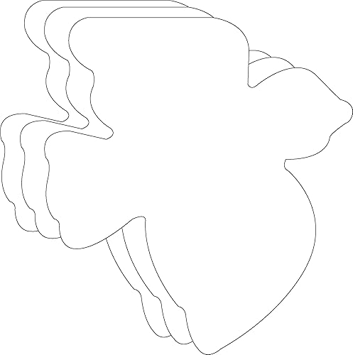 SHAPES ETC. 31 piezas de paloma de la paz grandes de un solo color, recortes creativos, blanco, 5.5 pulgadas, escuela dominical y vacaciones,