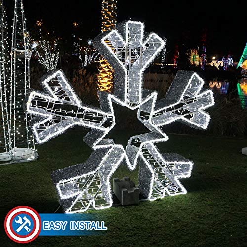 Russell Decor LED Rope Lights Festival Holiday Party Seasonal Christmas Decoration 30ft - 200ft Customized Available (Cool White, 30) - Thumbnail 4