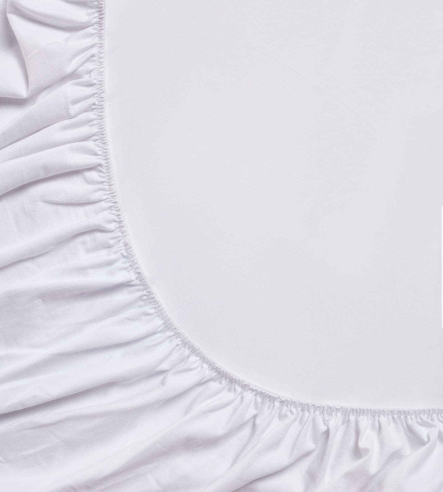 Sábana Bajera Protectora Impermeable Cotton Texblanca – Rizo 100% Algodón, Antiácaros, Transpirable, Ajustable hasta 32 cm de Alto – Protección Total para Colchón (135x200cm)