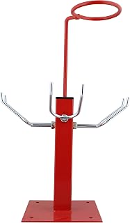 ABN Auto Paint Spray Gun Holder Bench Mount Rack - Standing 3 Hook Gravity Feed Sprayer and HVLP Spray Gun Rack