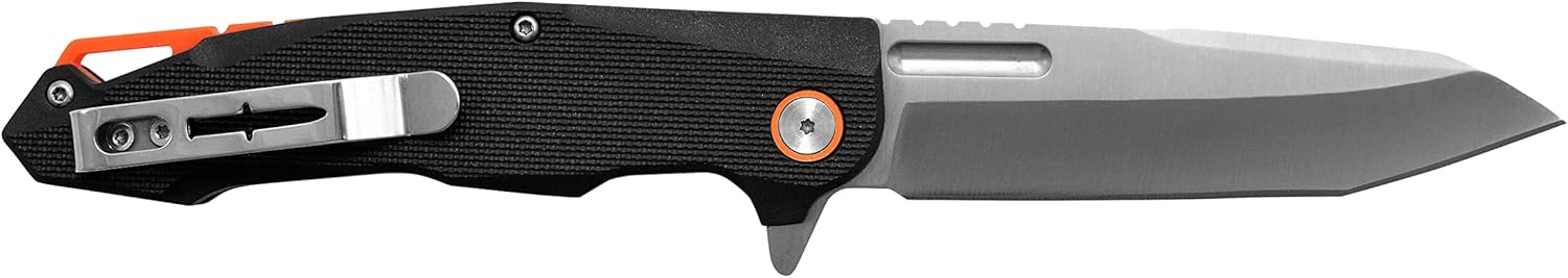 Camillus 19365 REGENT Folding Pocket Knife with Liner Lock and GFN Handle, Black, 8.6" Length