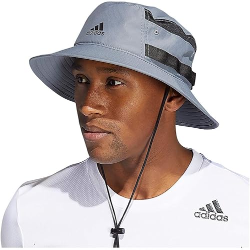 Miniatura 62 de Adidas Sombrero de pescador Victory para hombre - Gorra deportiva para exteriores Blanco/3.0