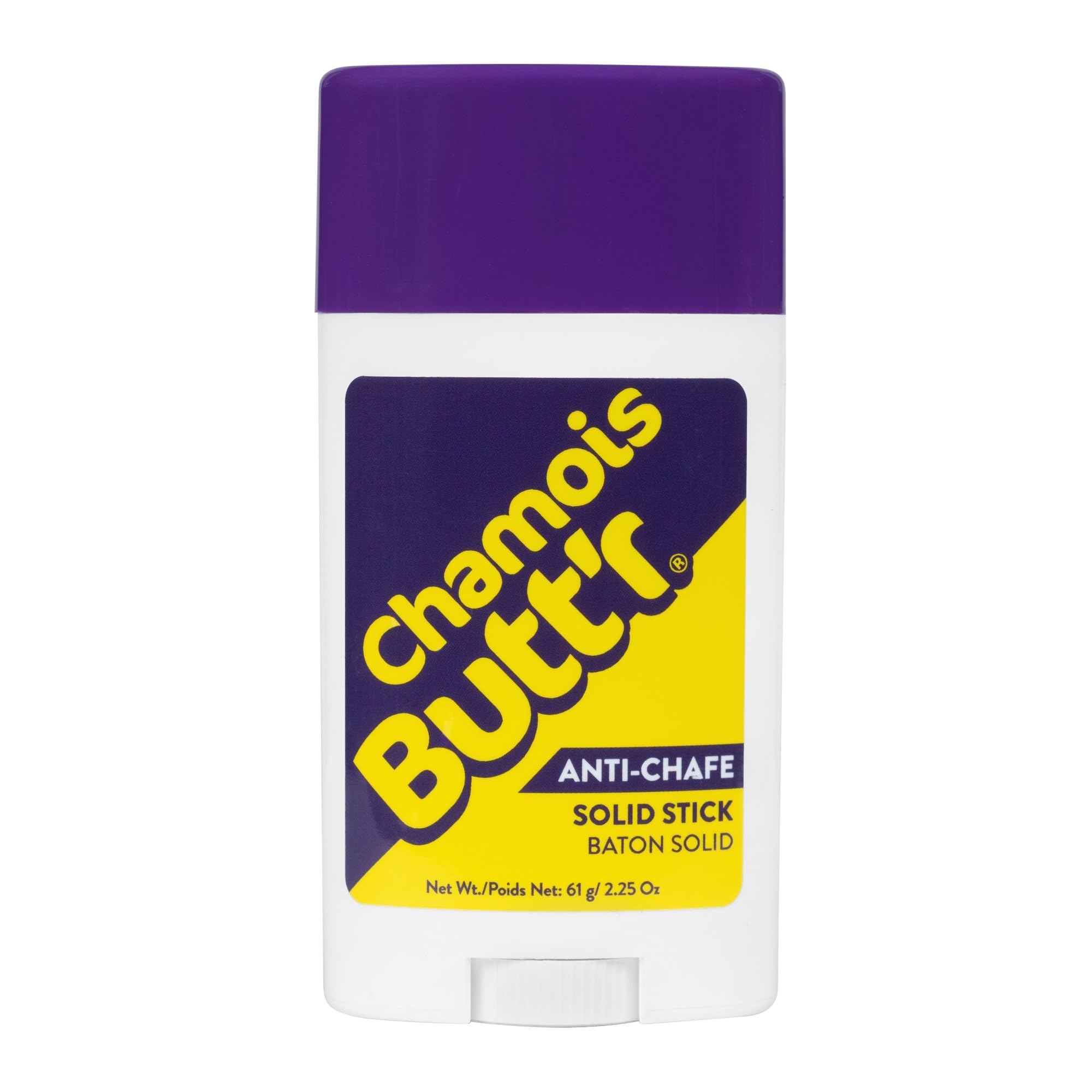 Chamois Butt'r Solid Anti-Chafing Stick, 2.5 Ounce, Clear (GS2.5)