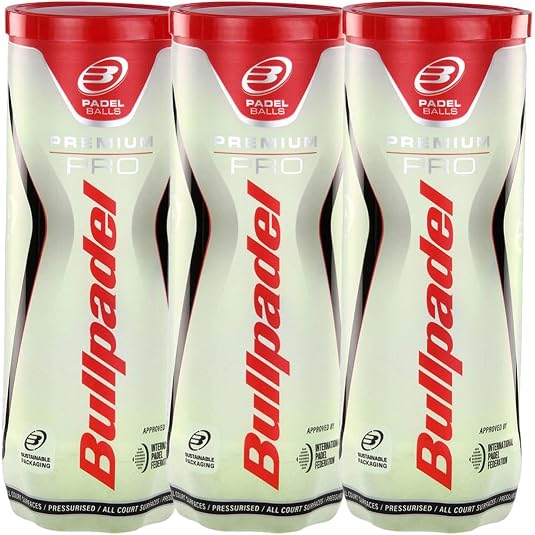 Bullpadel - Tripack De Botes De 3 Bolas Bullpadel Premium Pro para: Unisex-Adulto