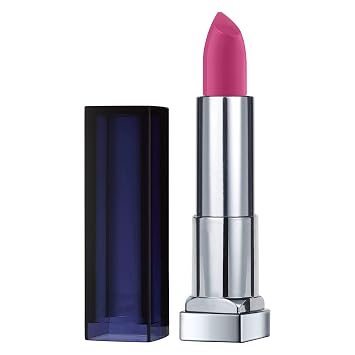 Maybelline New York Color Sensational Pink Lipstick Matte Lipstick, Fiery Fuchsia, 0.15 Ounce, Pack of 1
