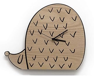 Cute Hedgehog - Wooden and Acrylic Wall Clock - Kids Nursery Room - Teens Room - Baby Room - Wall Clock