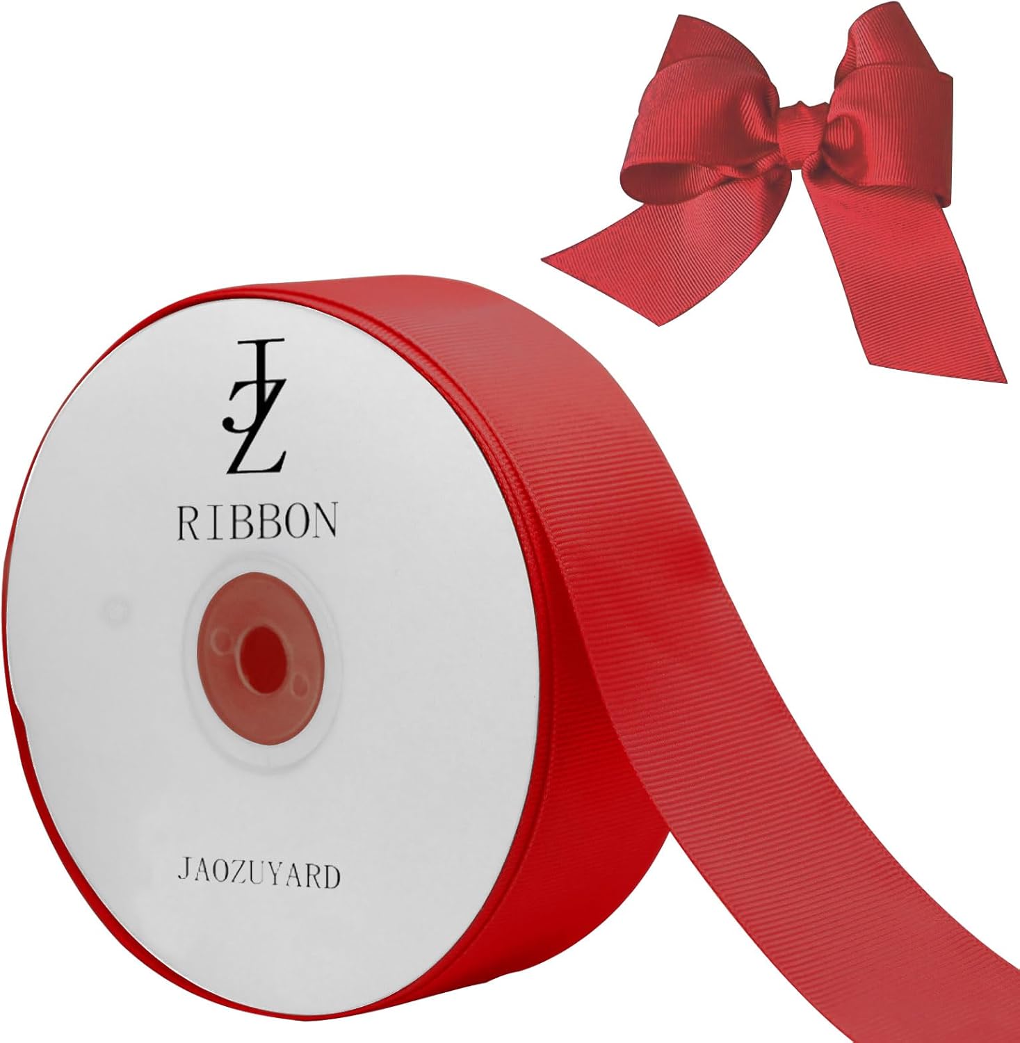 Amazon.com: JaoZuyard Red Grosgrain Ribbon 1-1/2 Inch X 50 Yards Red ...