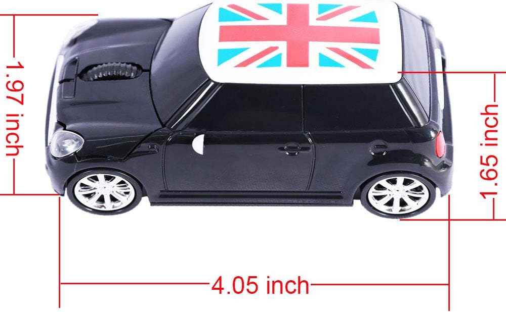 Jinfili Cool Style Car Wireless Mouse Ergonomic USB Gaming Mice for Desktop Laptop PC Notebook