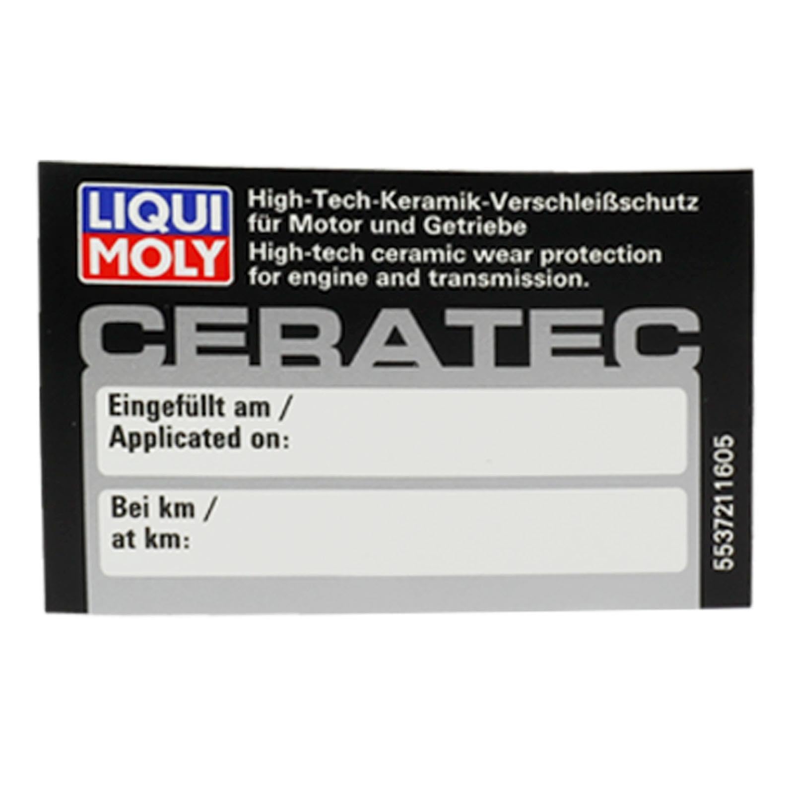 6 x Liqui Moly 3721 Cera Tec Ceramica Usura – 300 Ml
