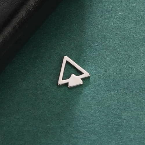 Miniatura 4 de kkjoy 5 dijes de acero inoxidable para hacer joyas y manualidades, varios colgantes pequeños, suministros de manualidades, accesorios para pulseras,