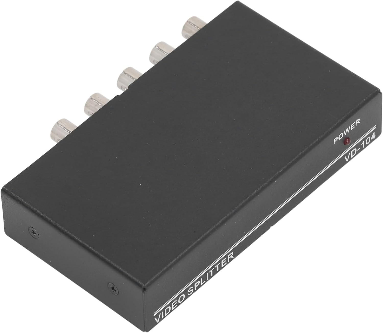 Video Cable Splitter 1 in 4 Out, 1080P BNC Video Splitter, Plug and Play HDTV Video Splitter for Multiple Monitors, HDTV, Home Theater Video Meeting Multimedia Teaching (US Plug)