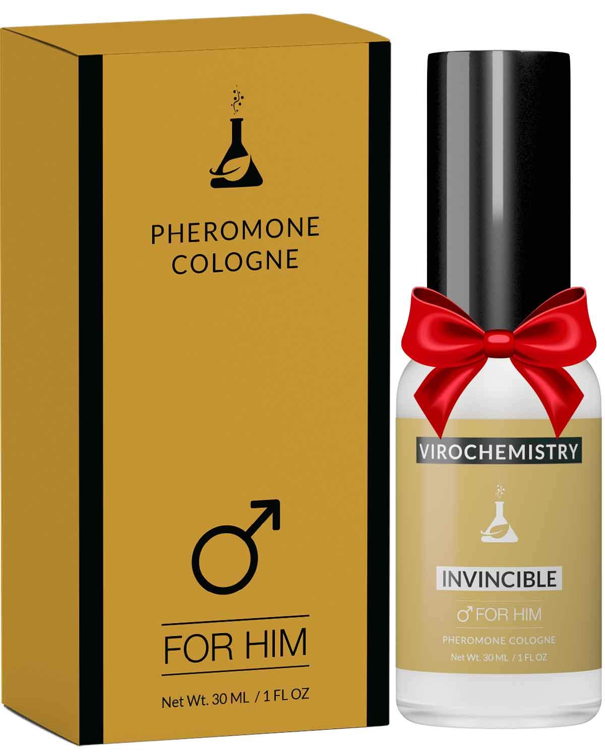 Pheromone Cologne, Bold, Extra Strength Formula for Him [Invincible] - 30ml