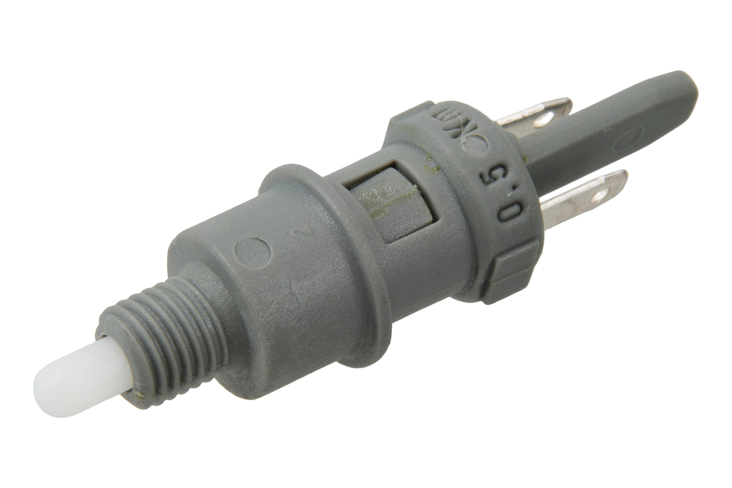 DOMINO Bremslichtschalter, Drucktaste, automatisch, Grau